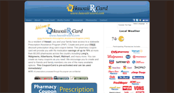 Desktop Screenshot of hawaiirxcard.com